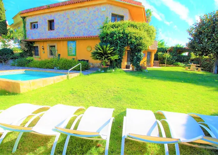 V&V Lloret- Villa Elsa, Lujosa Villa Con 2 Piscinas