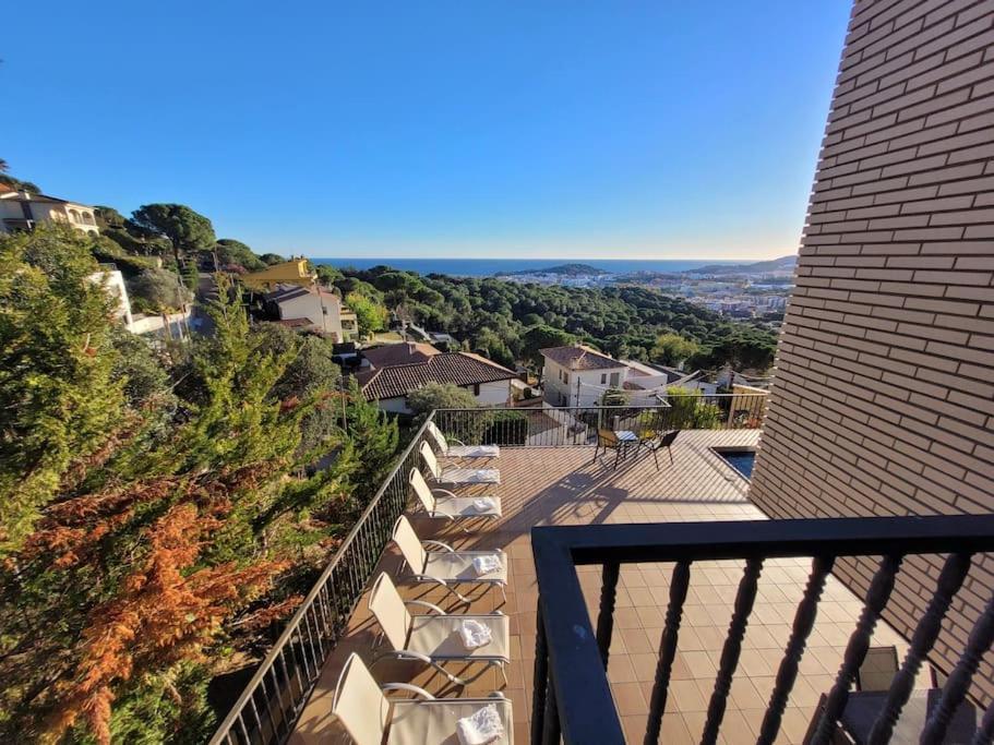 Mare Nostrum,12 Personen, Panoramisch Zeezicht Lloret de Mar