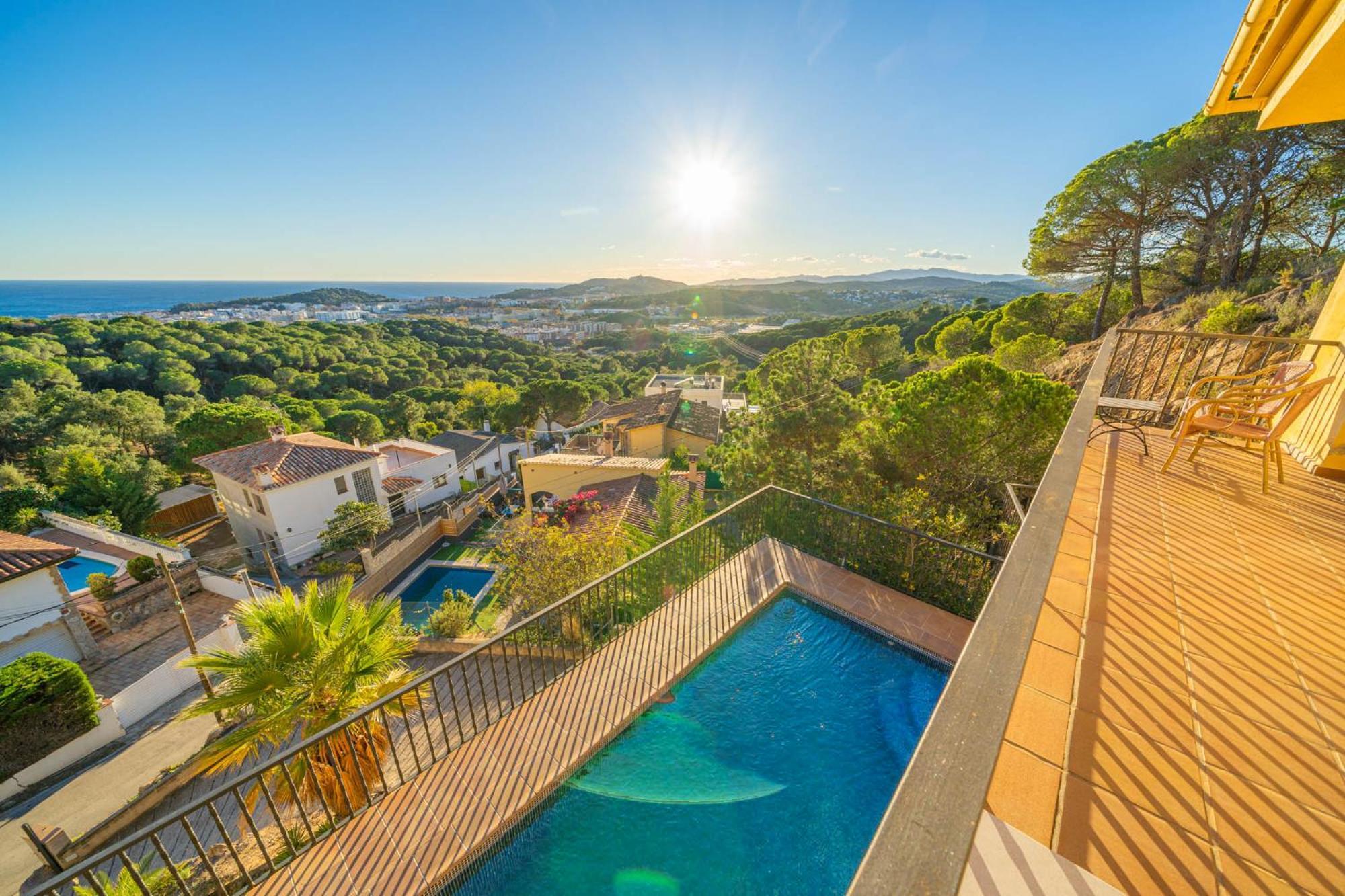 Mare Nostrum,12 Personen, Panoramisch Zeezicht * Lloret de Mar